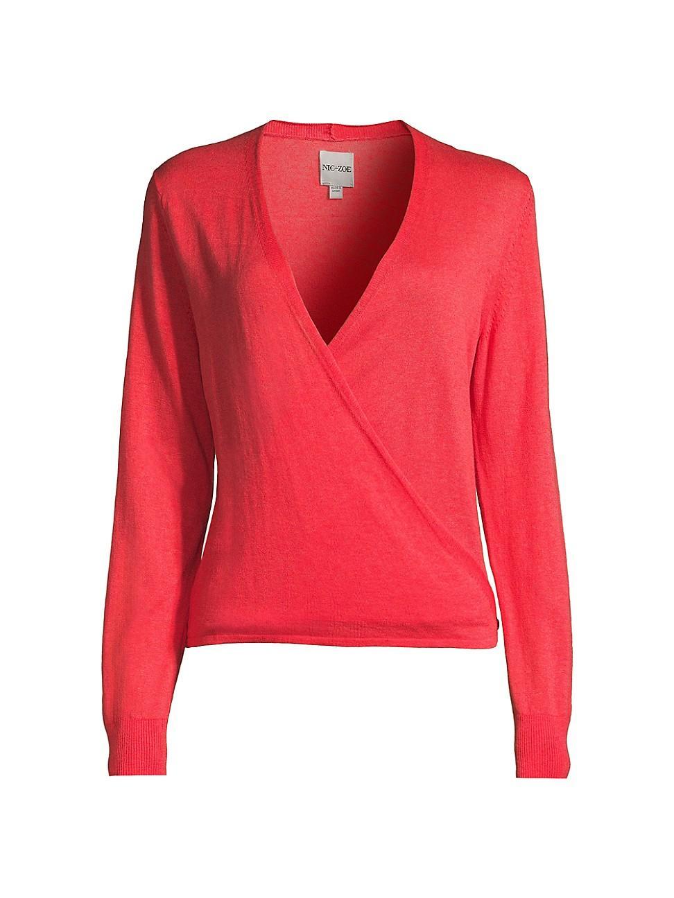 Womens Plus Size All Year 4-Way Cotton-Blend Cardigan Product Image