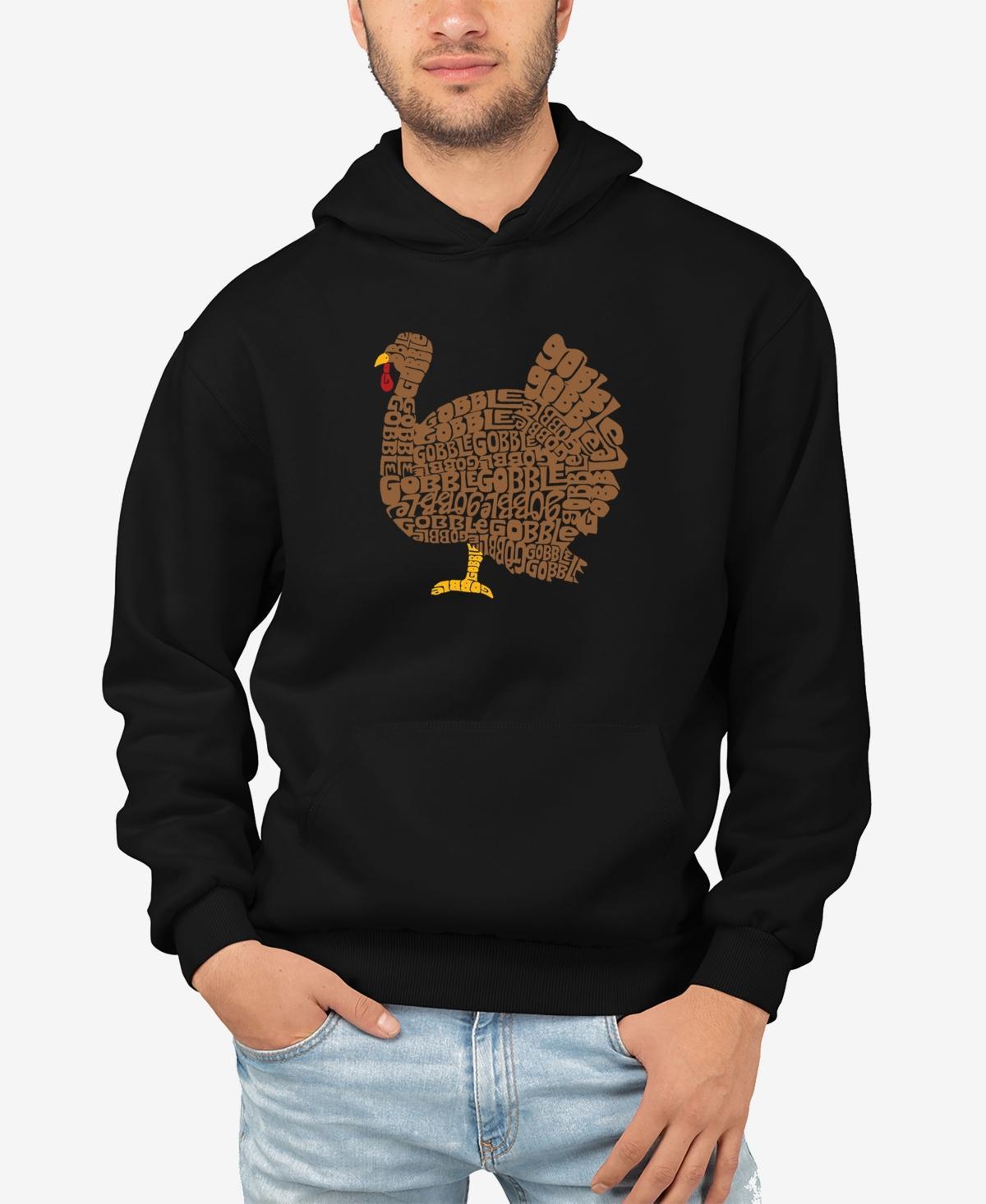 La Pop Art Mens Thanksgiving Word Art Hooded Sweatshirt Product Image