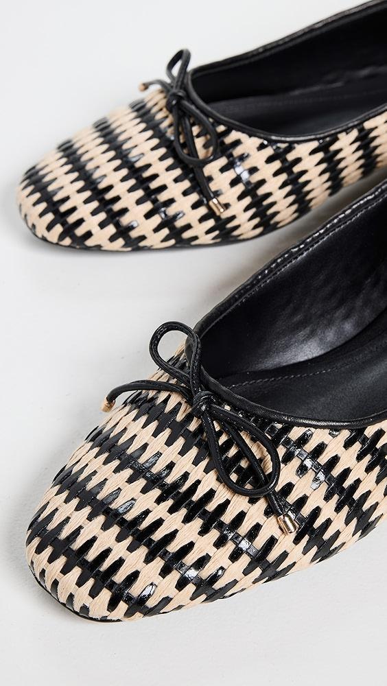 Schutz Arissa Straw Flats | Shopbop Product Image