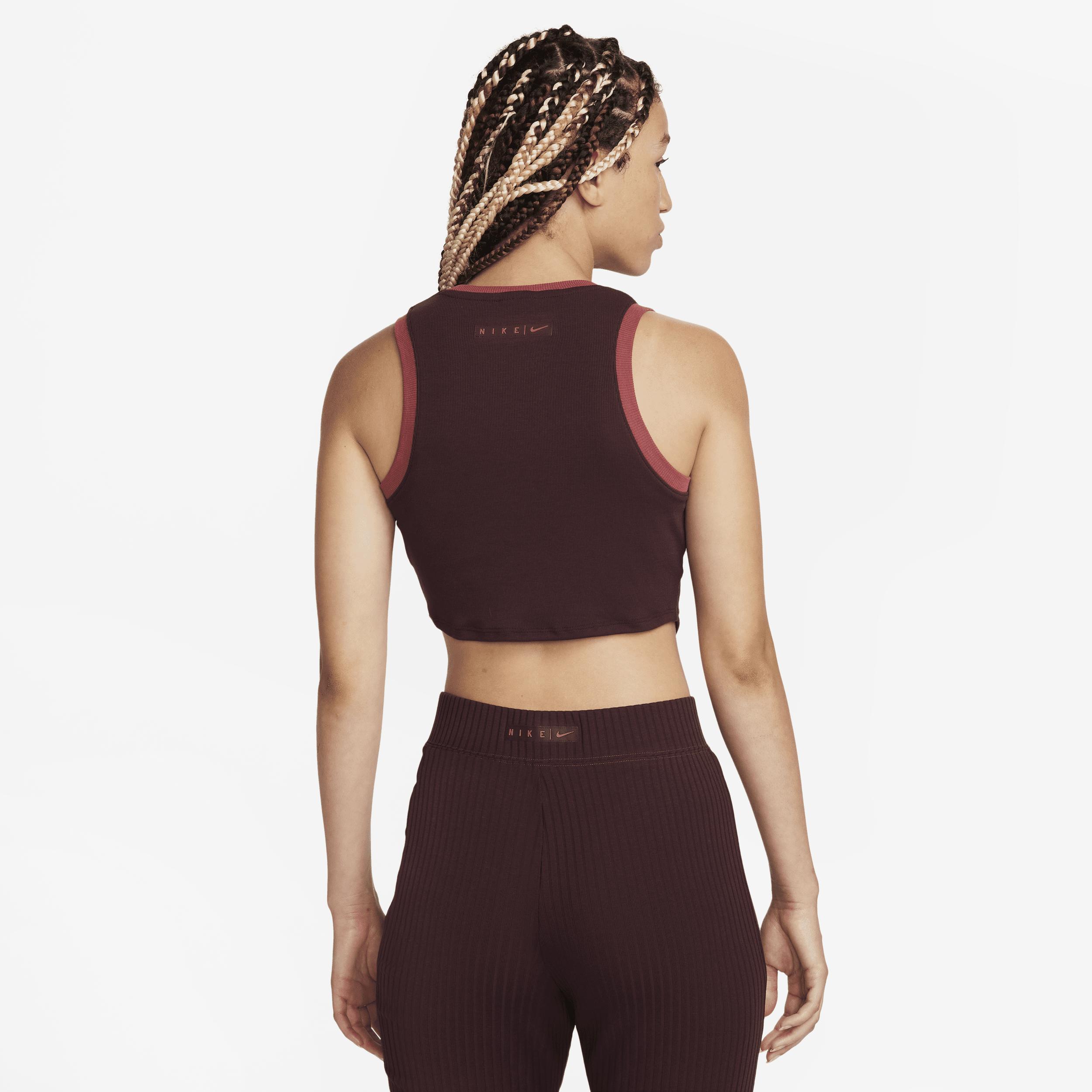 Womens Nike Sportswear Essentials SE Ribbed Cropped Tank Top Product Image