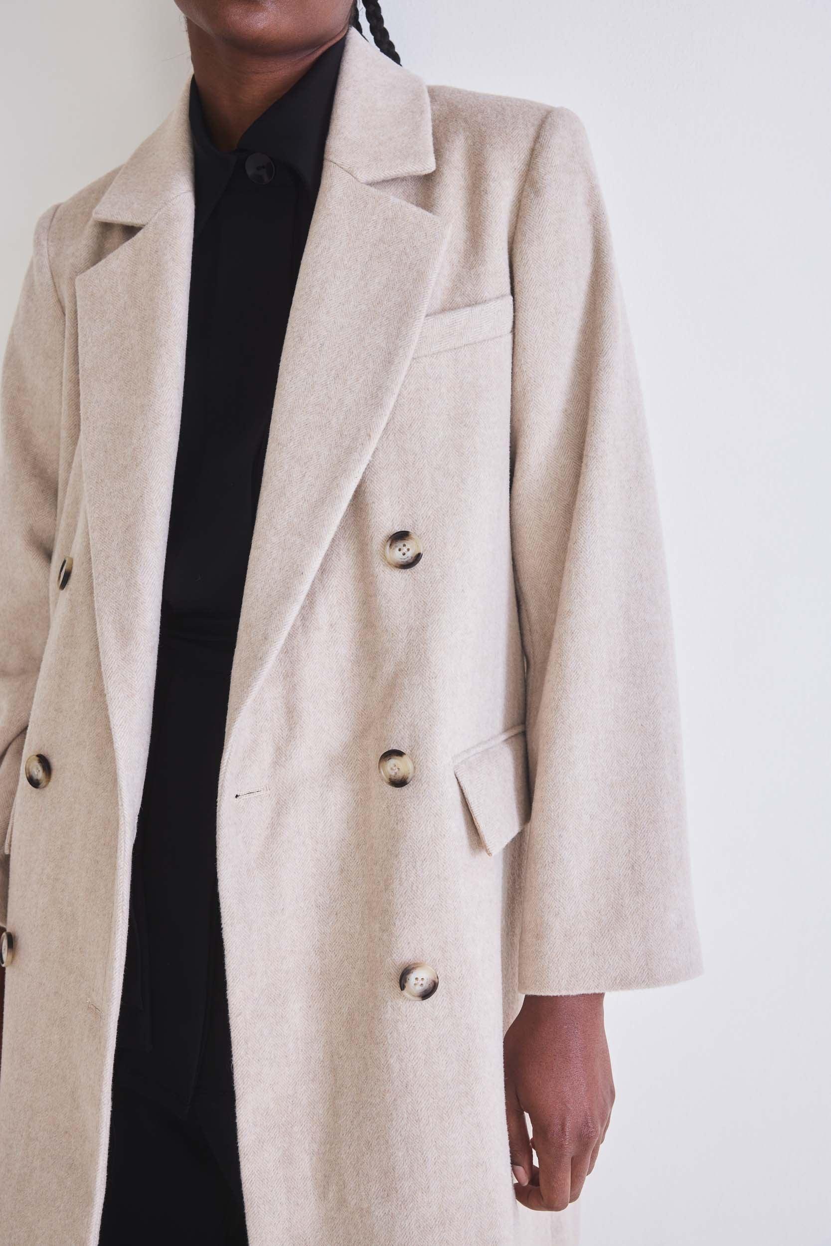 The Soho Long Wool Coat Product Image