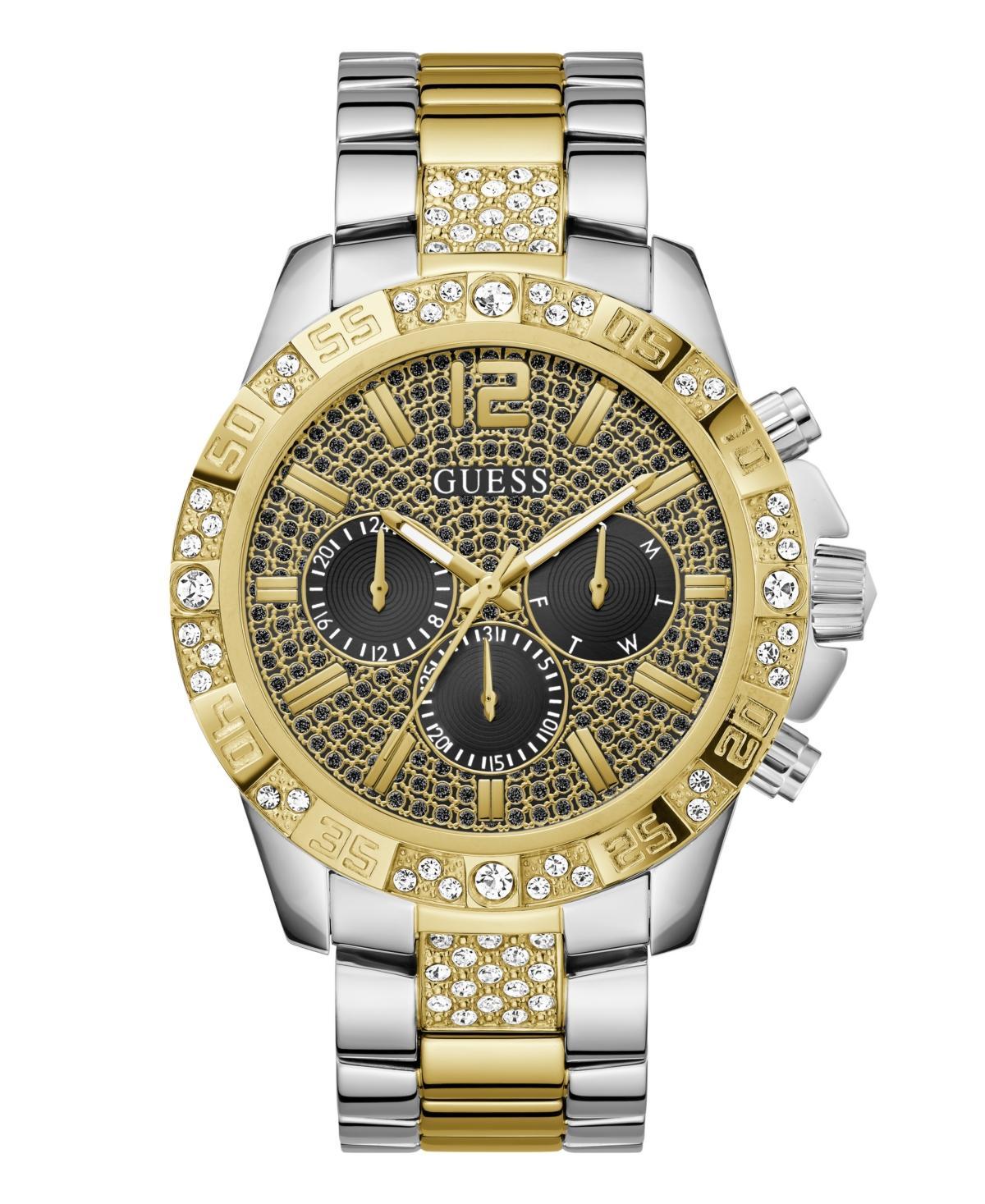 Guess Mens Multi-Function Two-Tone Stainless-Steel Watch 48mm - Two Tone Product Image