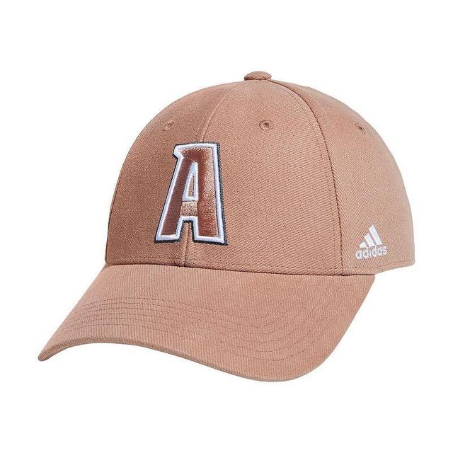 adidas Structured Medium Crown Adjustable Fit Strapback Hat (Clay Strata /Carbon Grey/White) Caps Product Image