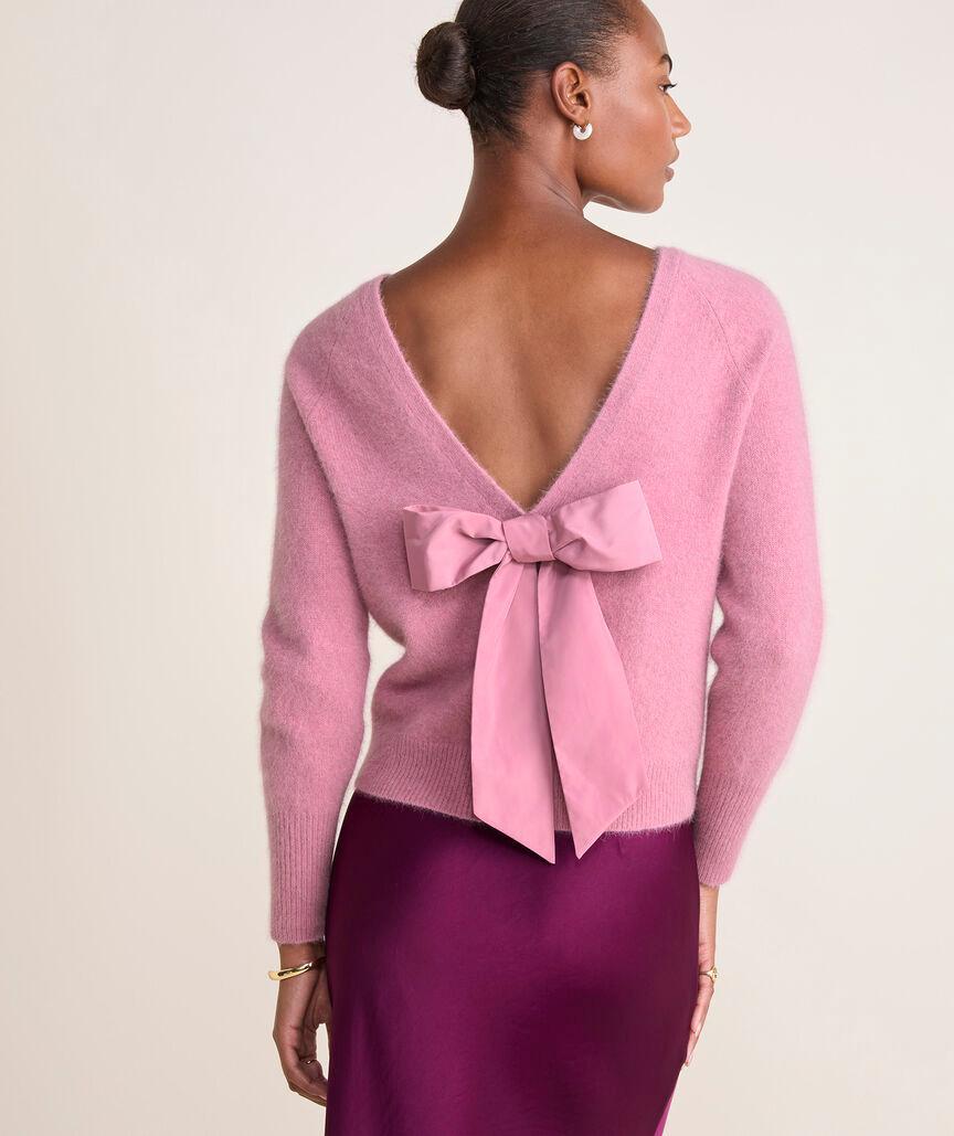 Luxe Bow Back Sweater Product Image