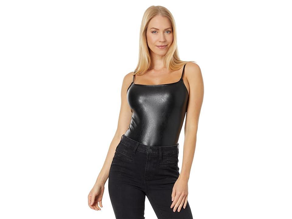 Commando Faux Leather Spaghetti Strap Bodysuit BDS309 Women's Jumpsuit & Rompers One Piece Product Image