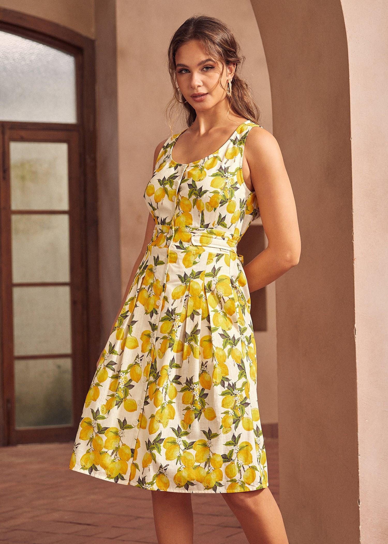 Seeking Out Sunshine Fit And Flare Dress product image