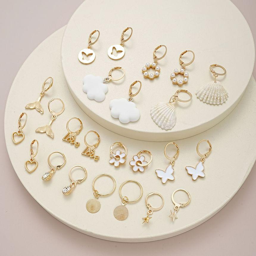 Metallic Drop Earring Set Product Image