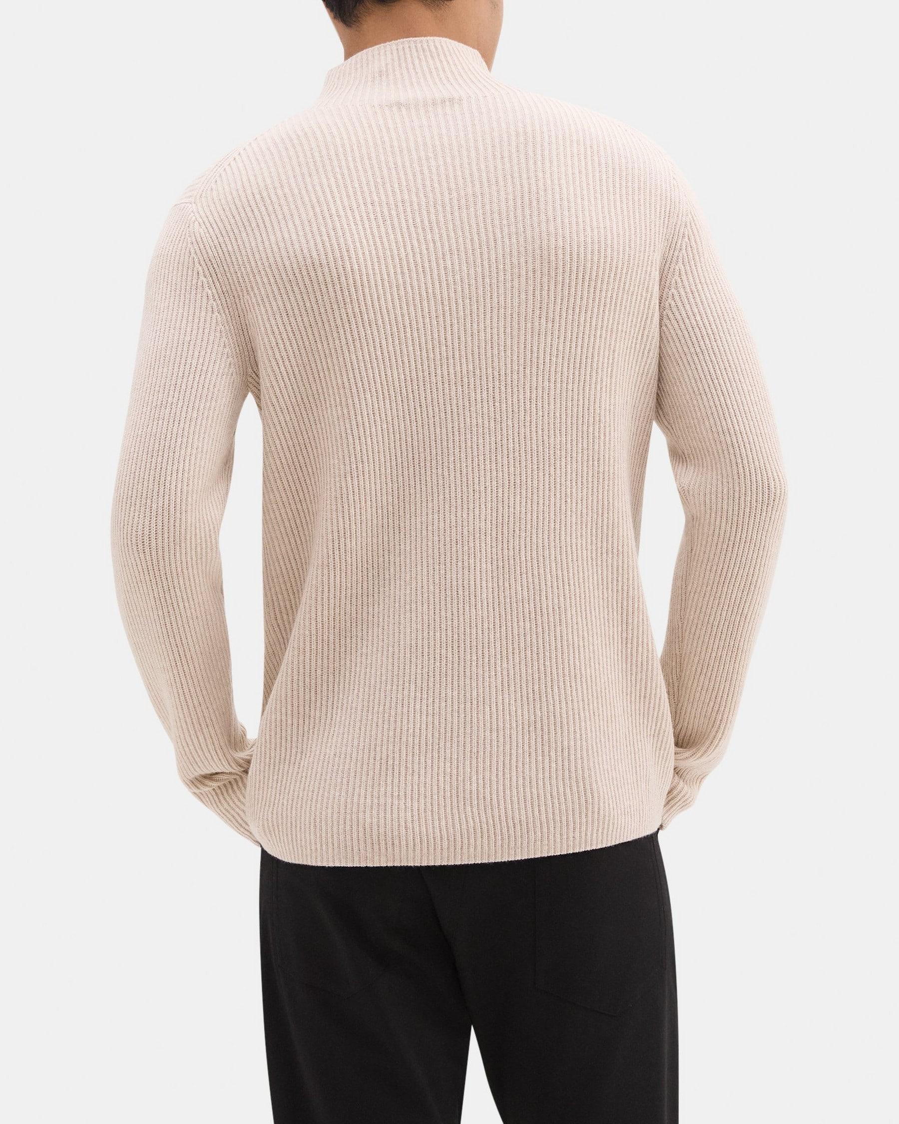 Ribbed Turtleneck in Wool-Cashmere Product Image