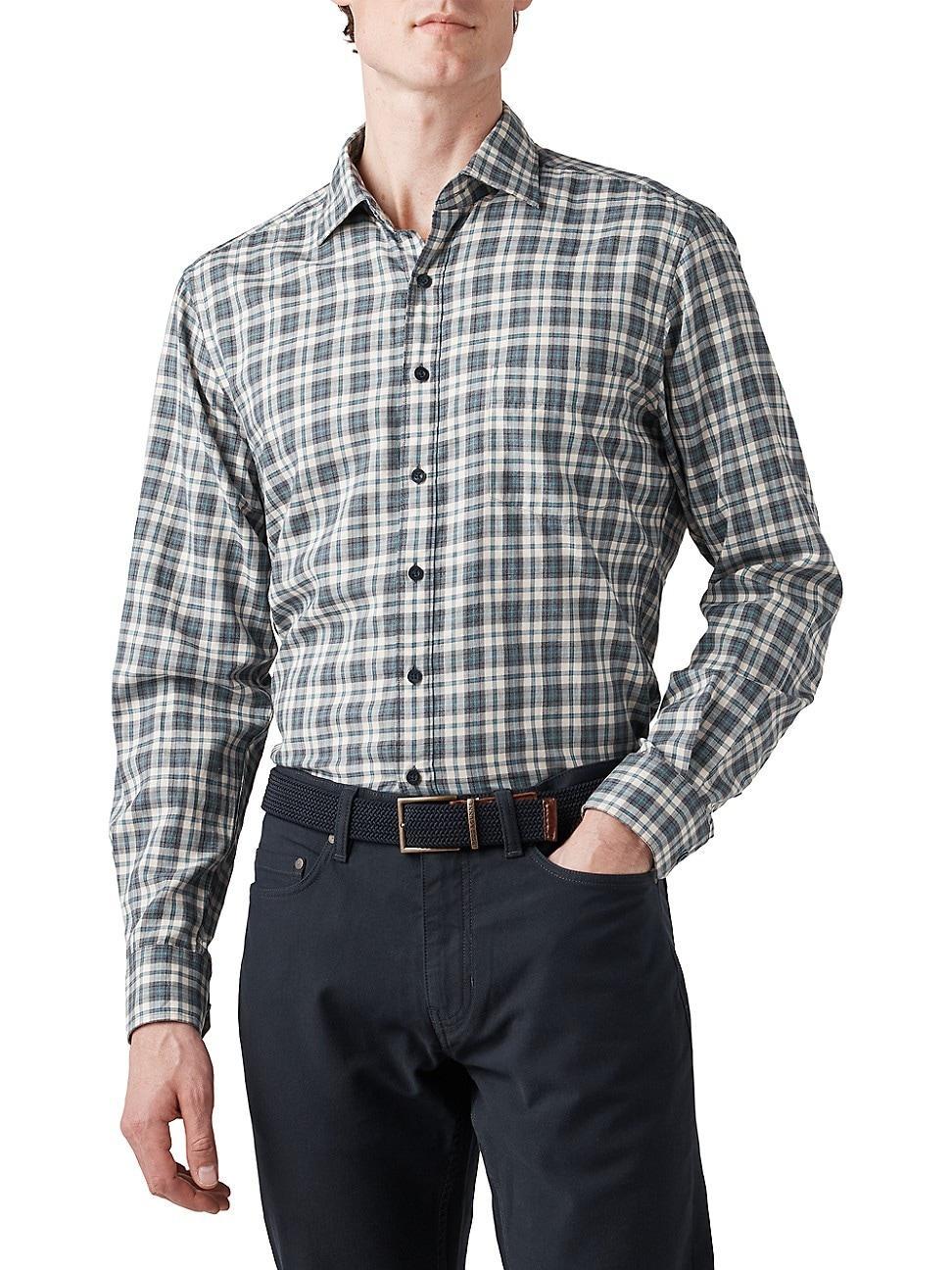 Mens Parnell Plaid Shirt Product Image