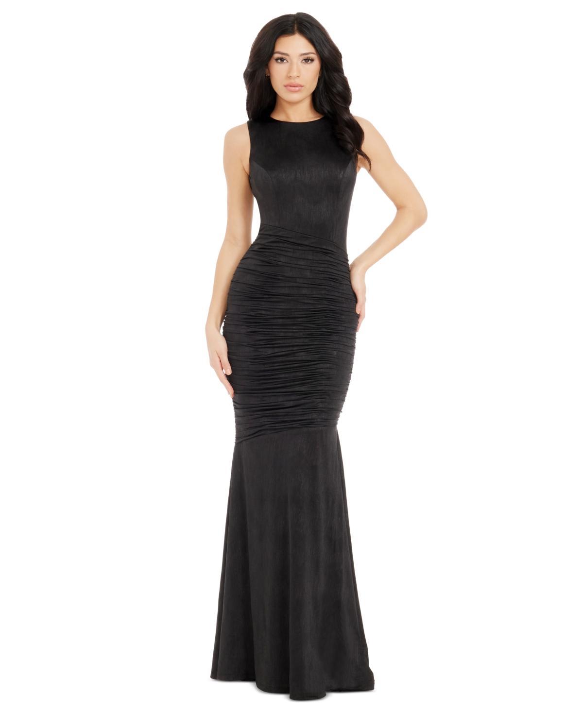 Dress the Population Womens Violetta Ruched Gown Product Image