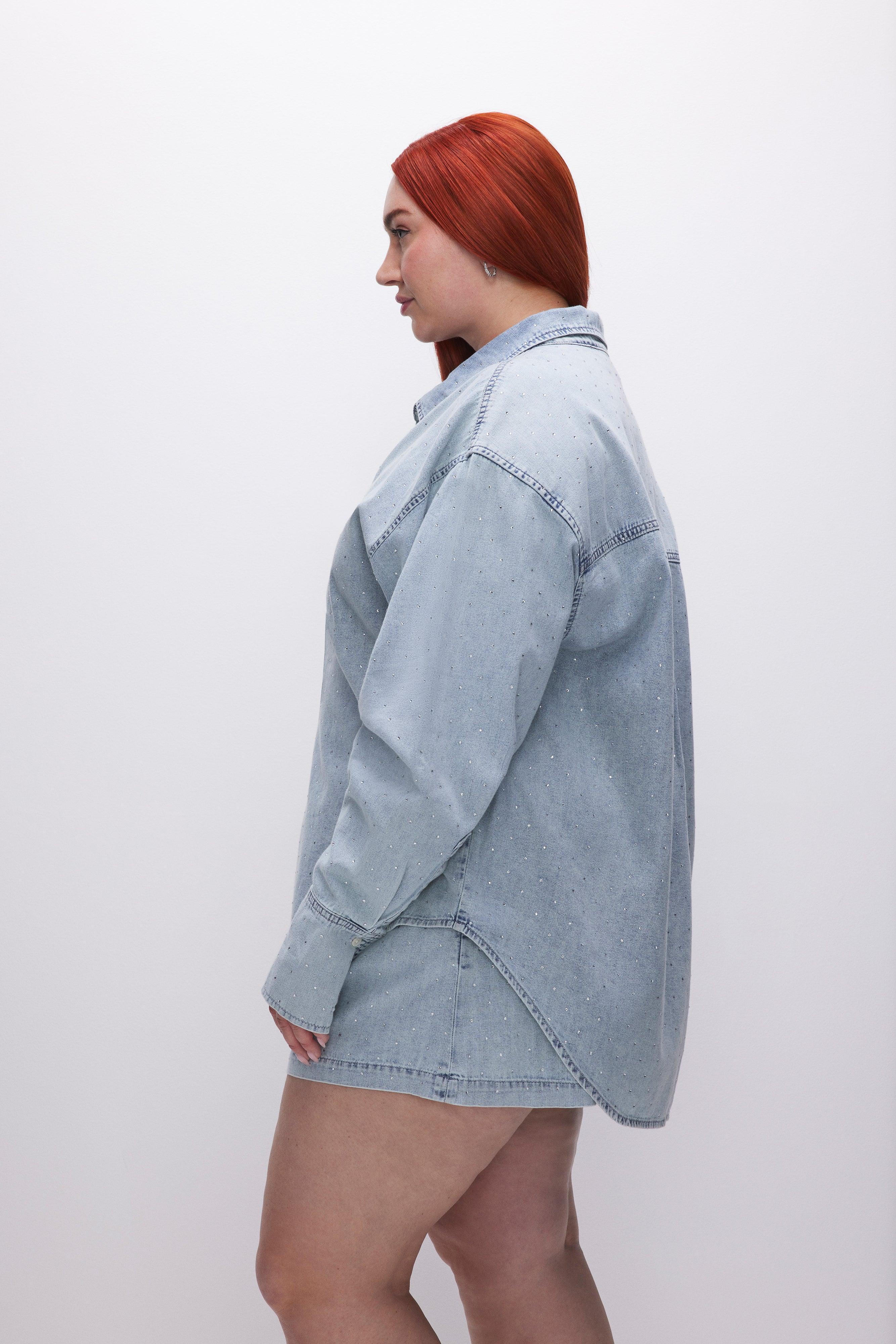 DENIM DIAMOND SHIRT | INDIGO499 Product Image