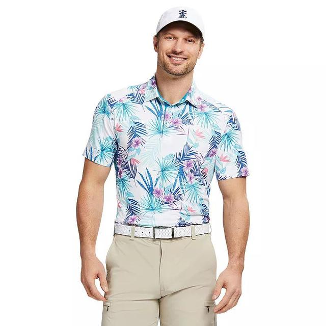 Mens IZOD Printed Golf UPF 50 Polo Product Image