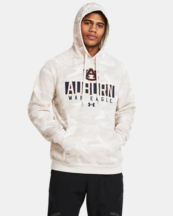 Mens UA Rival Fleece Camo Collegiate Hoodie Product Image