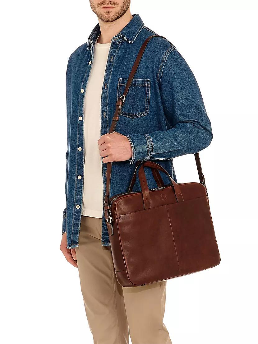 Galileo Vegetable-Tanned Leather Briefcase Product Image