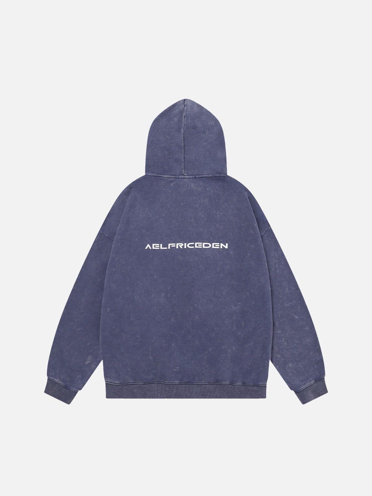 Blurring Star Washed Hoodie Product Image