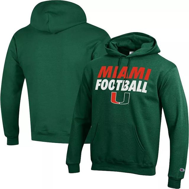 Mens Champion Miami Hurricanes Game Ready Football Pullover Hoodie Product Image