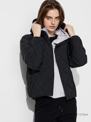 Womens Pufftech Parka Black Medium UNIQLO US Product Image