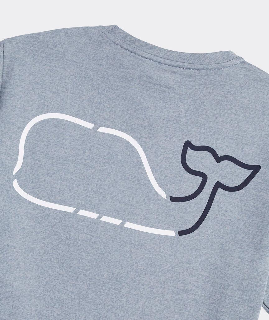 On-The-Go Whale Outline Short-Sleeve Harbor Performance Tee Product Image