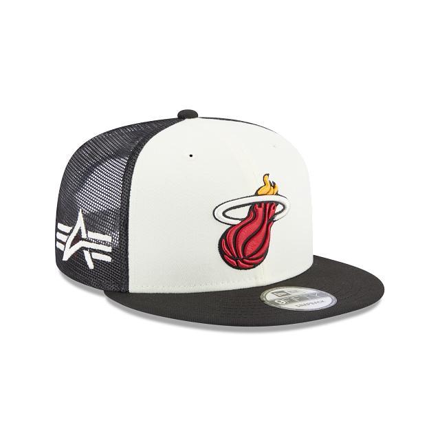 Alpha Industries X Miami Heat 9FIFTY Snapback Hat Male Product Image