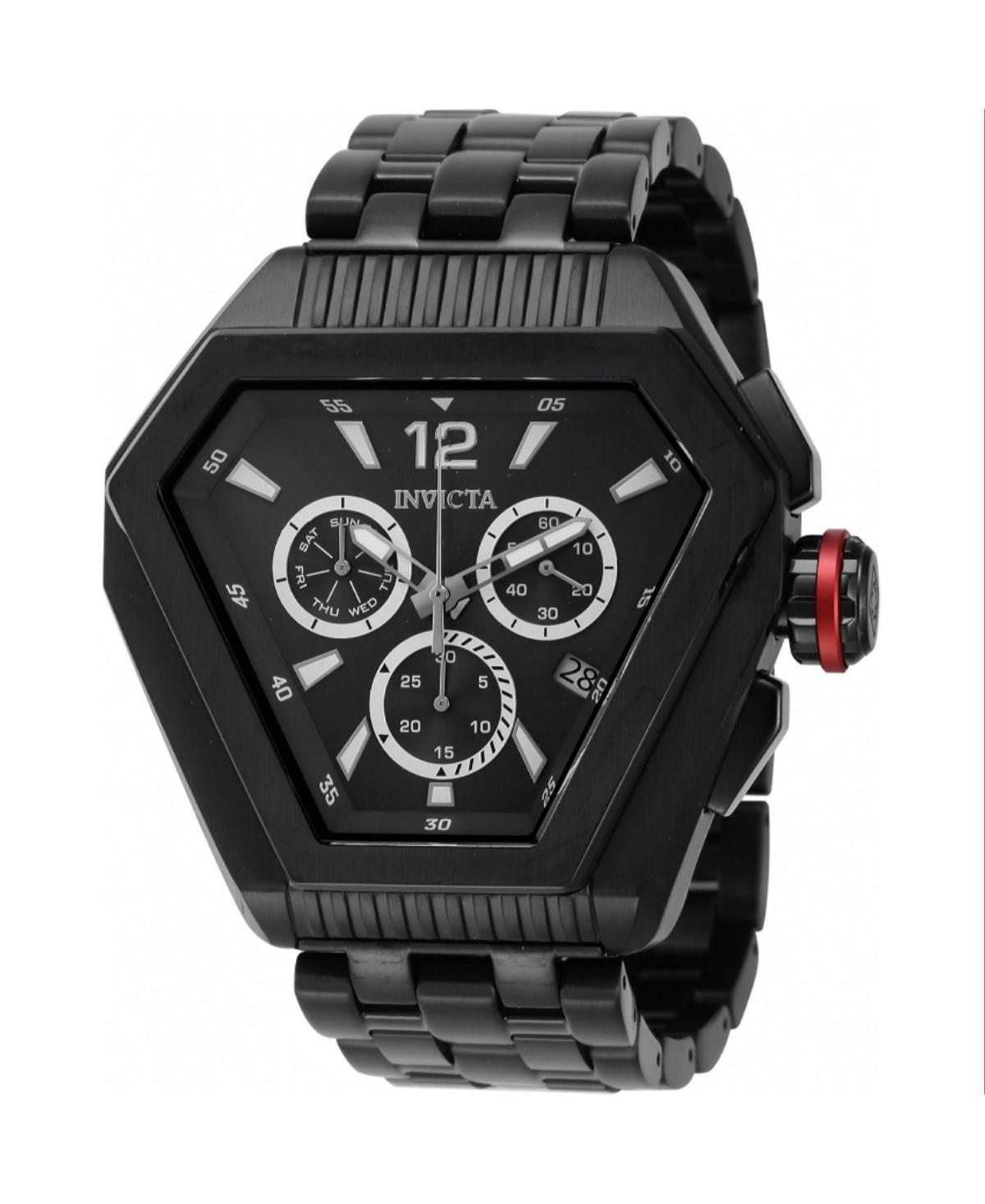 Invicta Mens 46097 Speedway Quartz Chronograph Black Dial Watch - Black Product Image