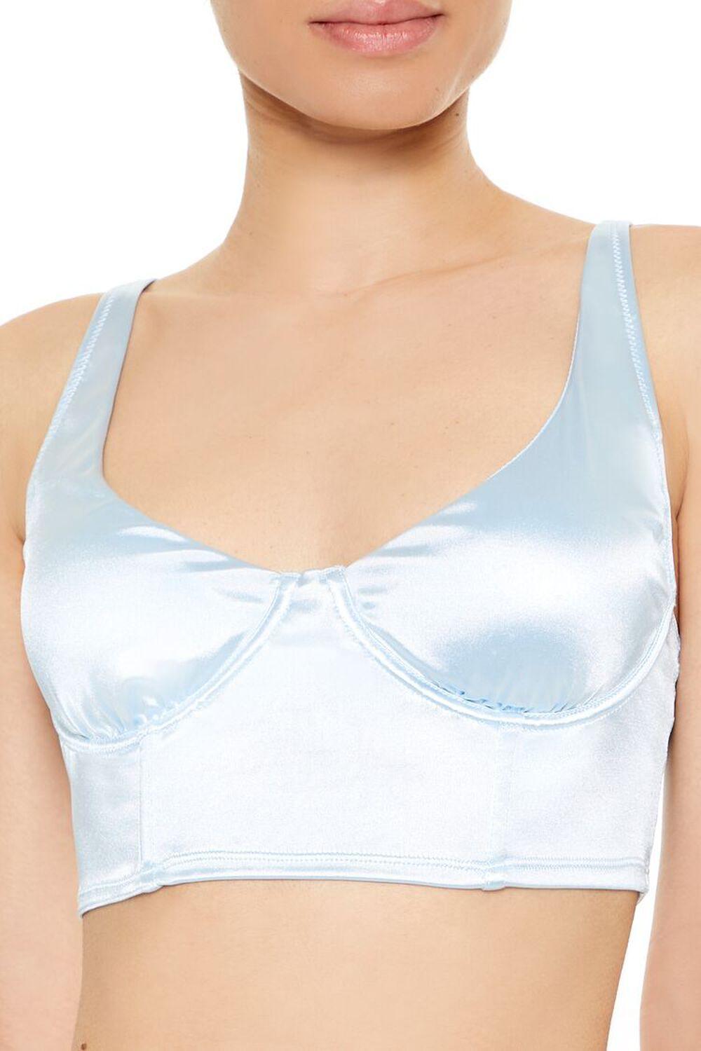 Satin Corset Bra | Forever 21 Product Image