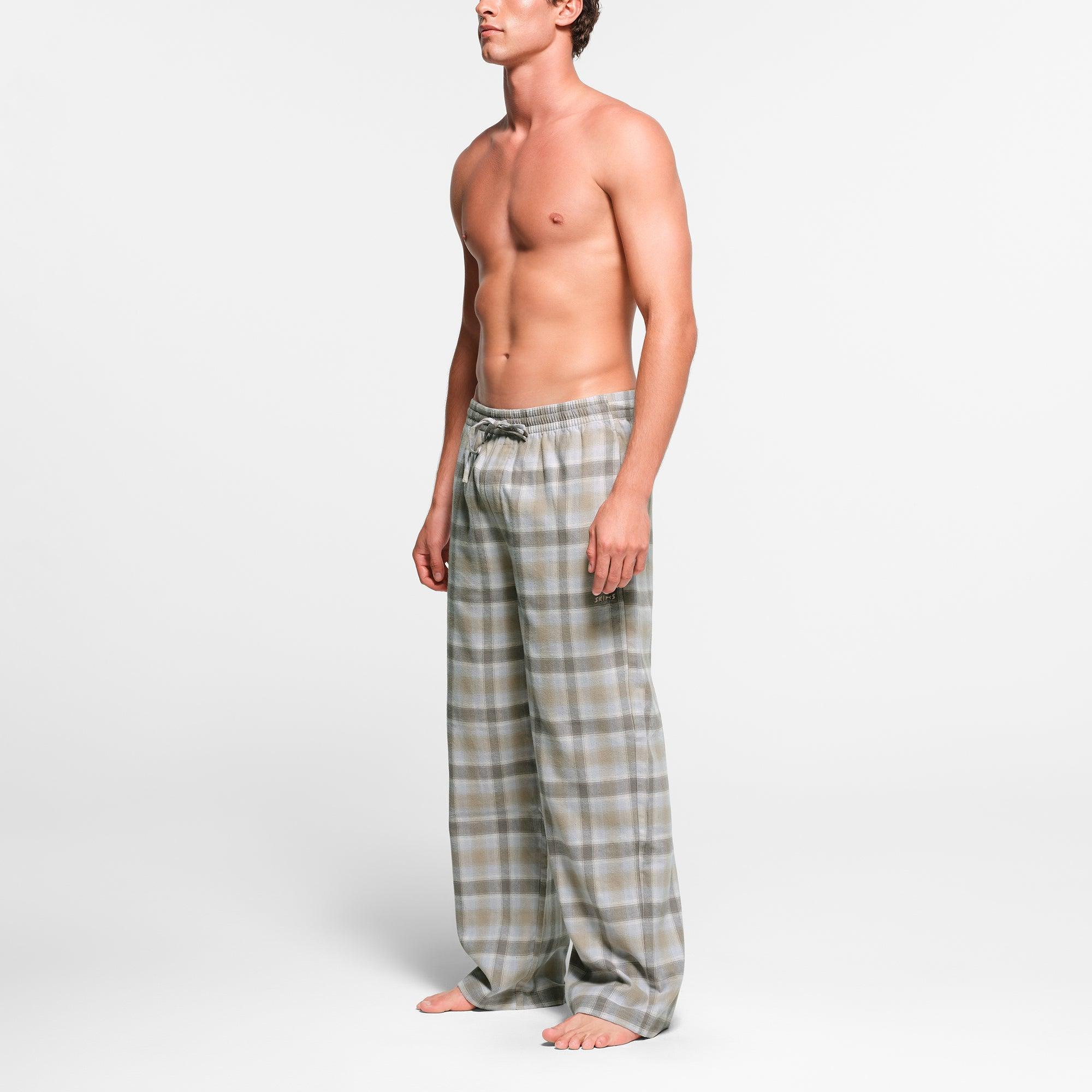 FLANNEL SLEEP MENS PANT | TAUPE PLAID Product Image