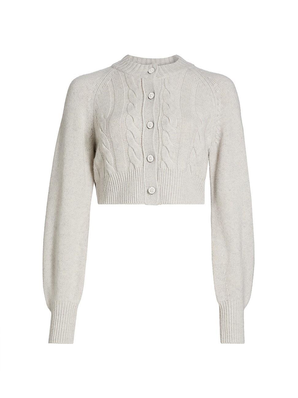 Womens Rita Wool-Cashmere Crop Cardigan Product Image