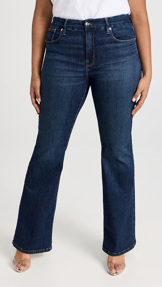 Good American Good Legs Flare Jeans | Shopbop Product Image