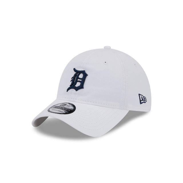 Detroit Tigers White 9TWENTY Adjustable Hat Male Product Image