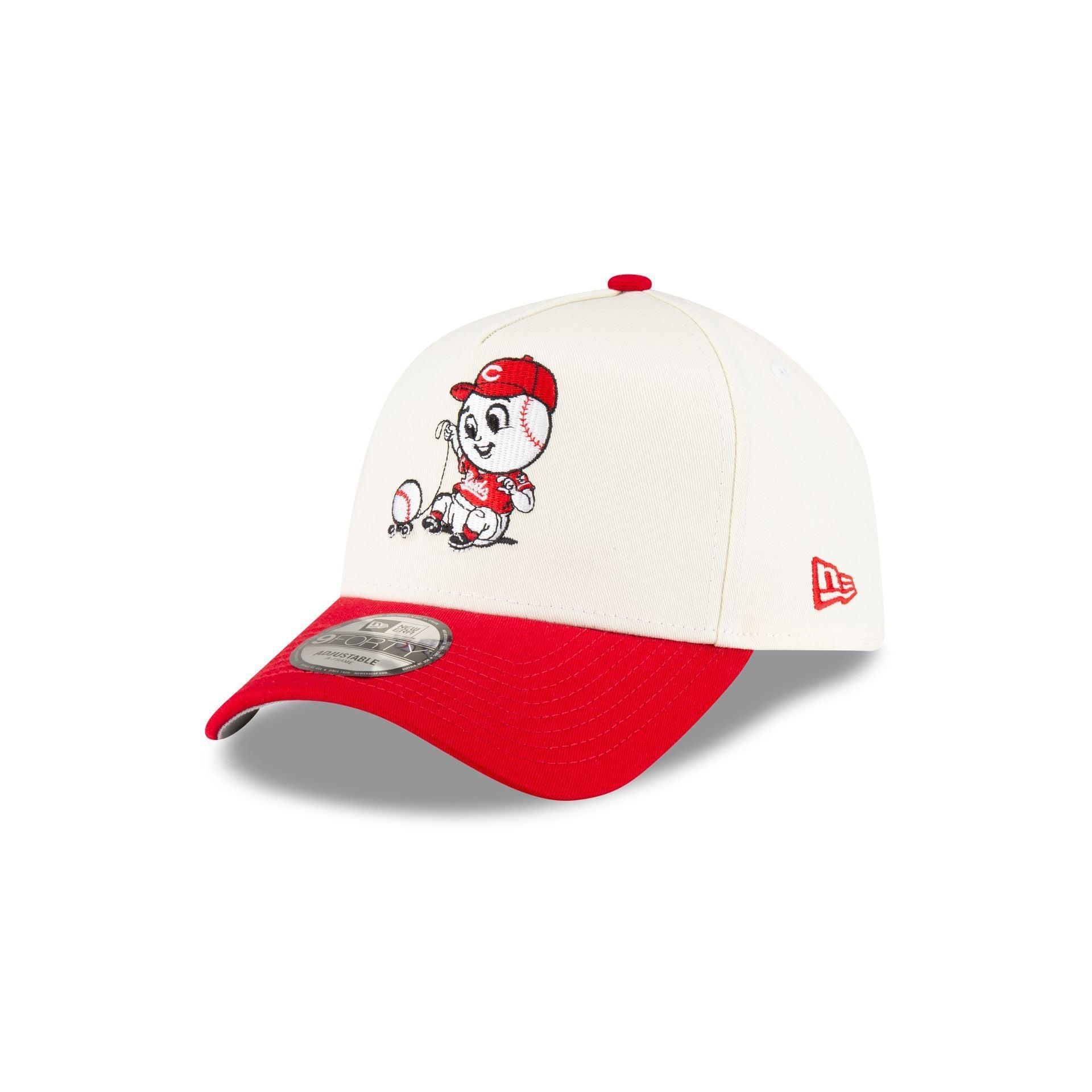 Cincinnati Reds Mini Mascot 9FORTY A-Frame Snapback Hat Male Product Image