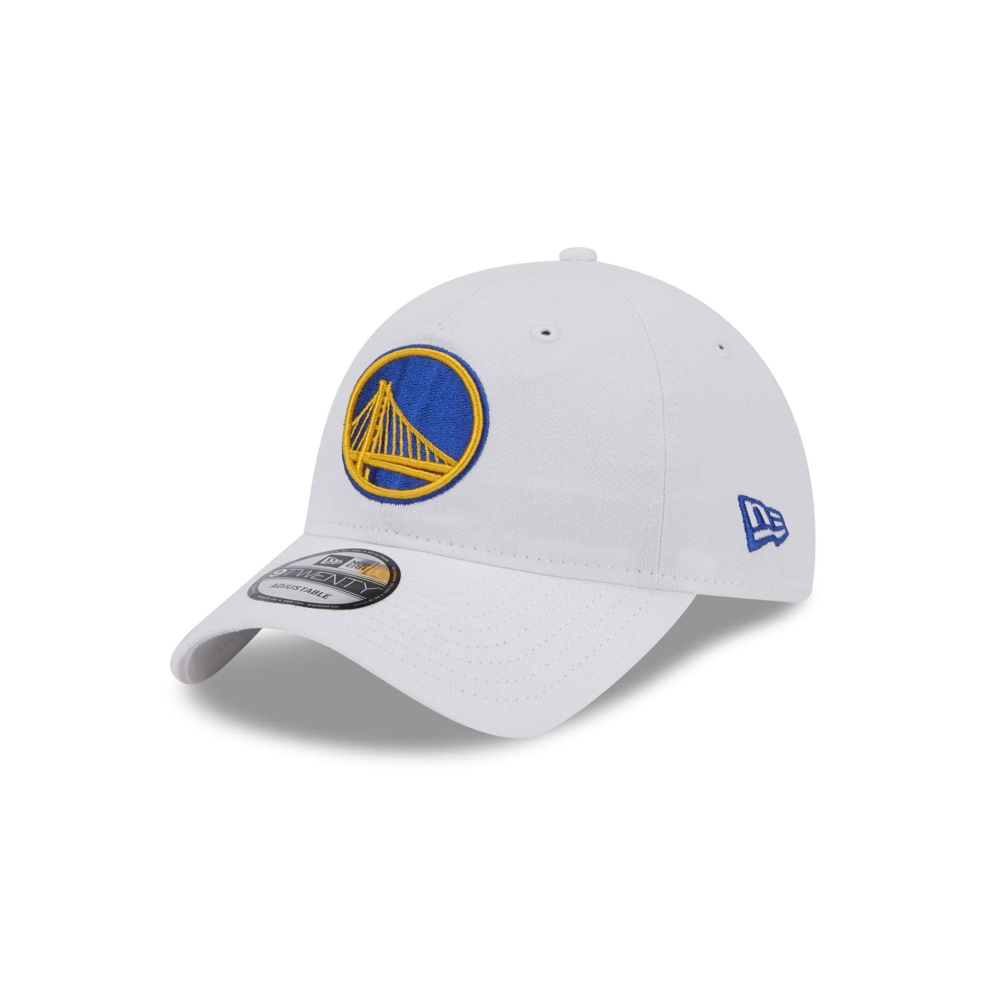 Golden State Warriors White 9TWENTY Adjustable Hat Male Product Image