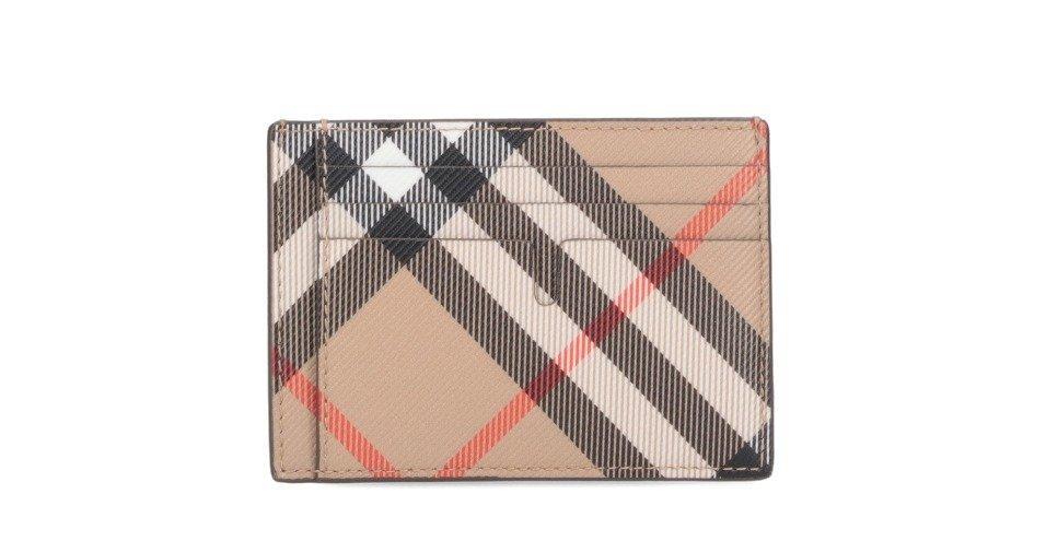 Check Card Holder Accessories In Nude & Neutrals Product Image