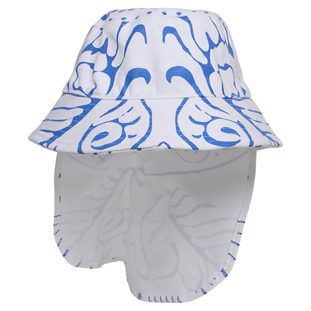 Plate Hat - White/Blue Male Product Image