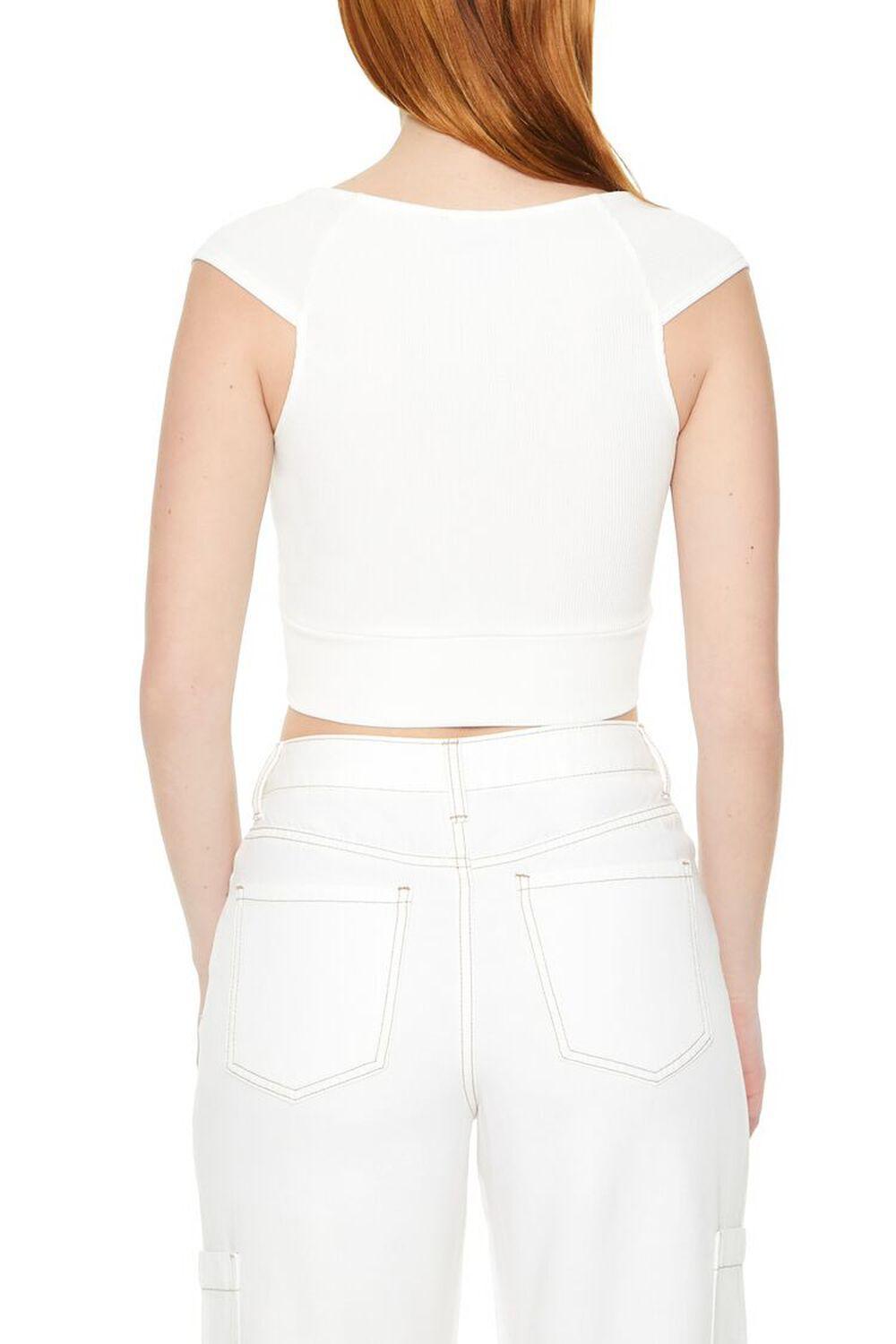 Plunging Twisted Crop Top | Forever 21 Product Image