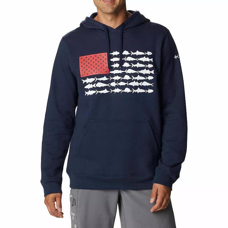 Columbia PFG Big  Tall Fish Flag Hoodie II Hoodie Product Image