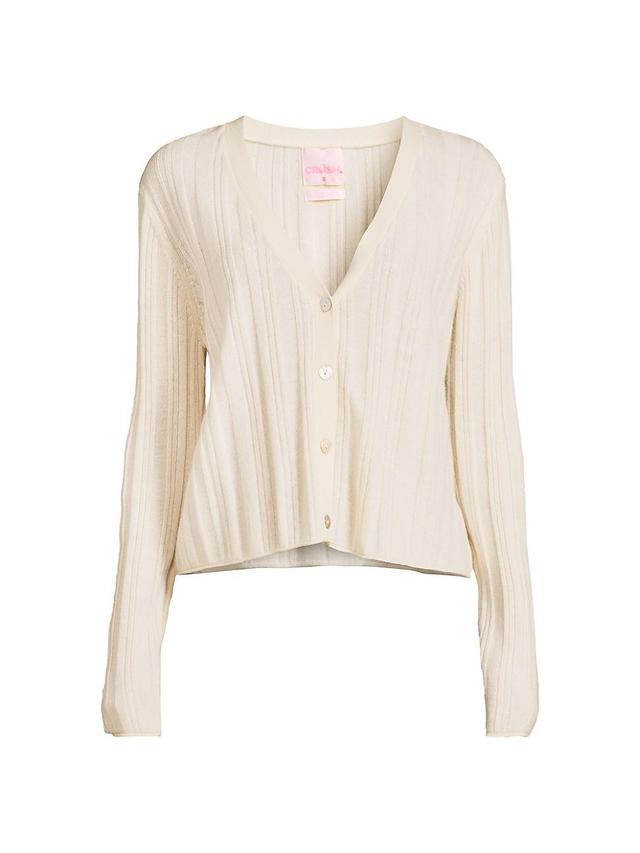 Womens Montana Cashmere Cardigan Product Image