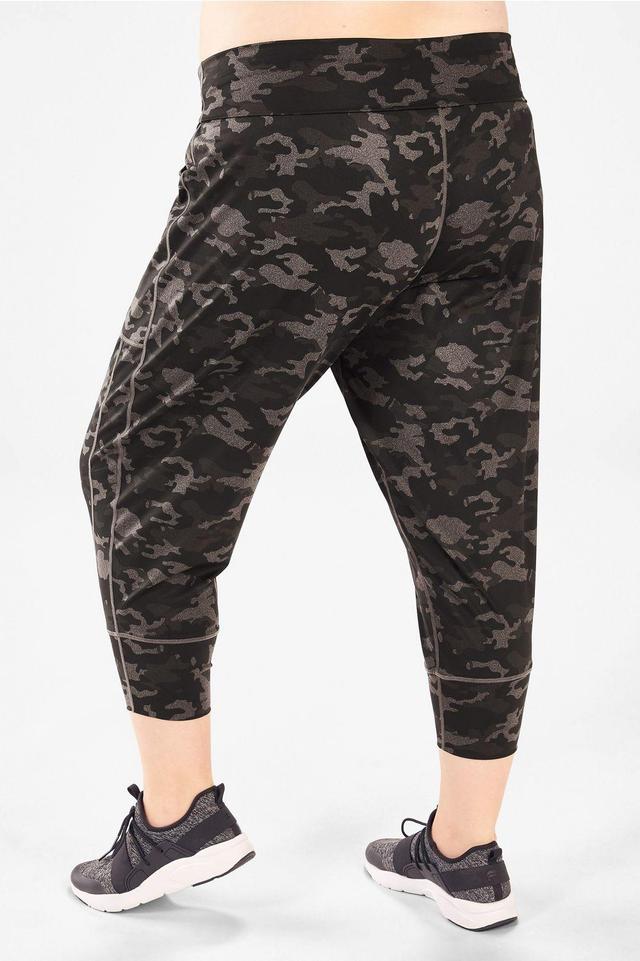 Fabletics Maj Pocket Pant Womens Charcoal Camo plus Size 4X Product Image