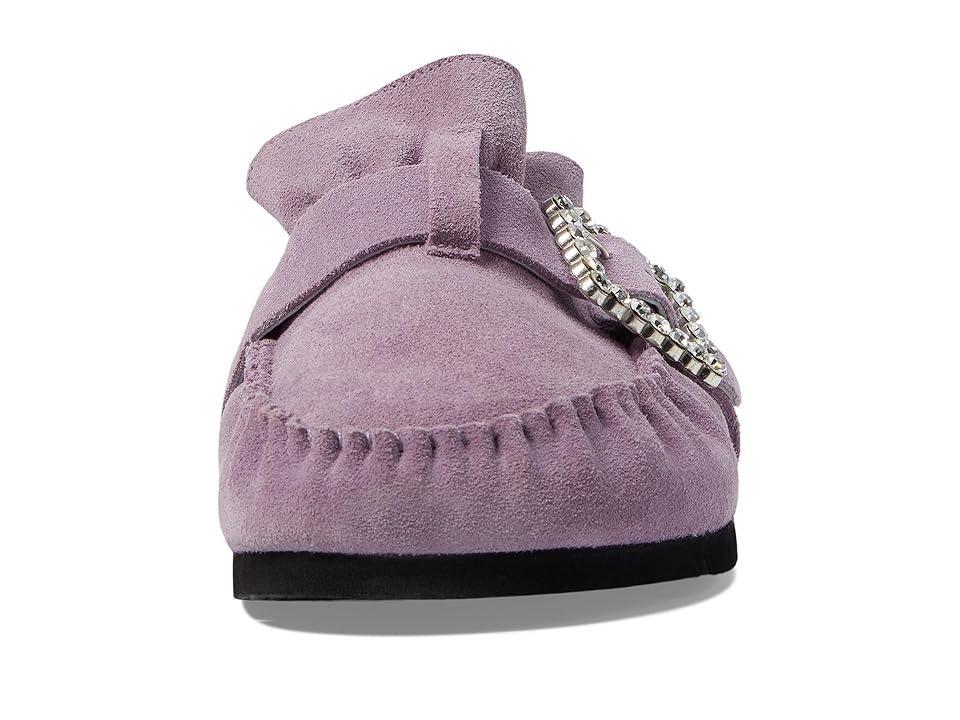 Free People Shearling After Riding Mule (Lavender Suede) Women's Shoes Product Image