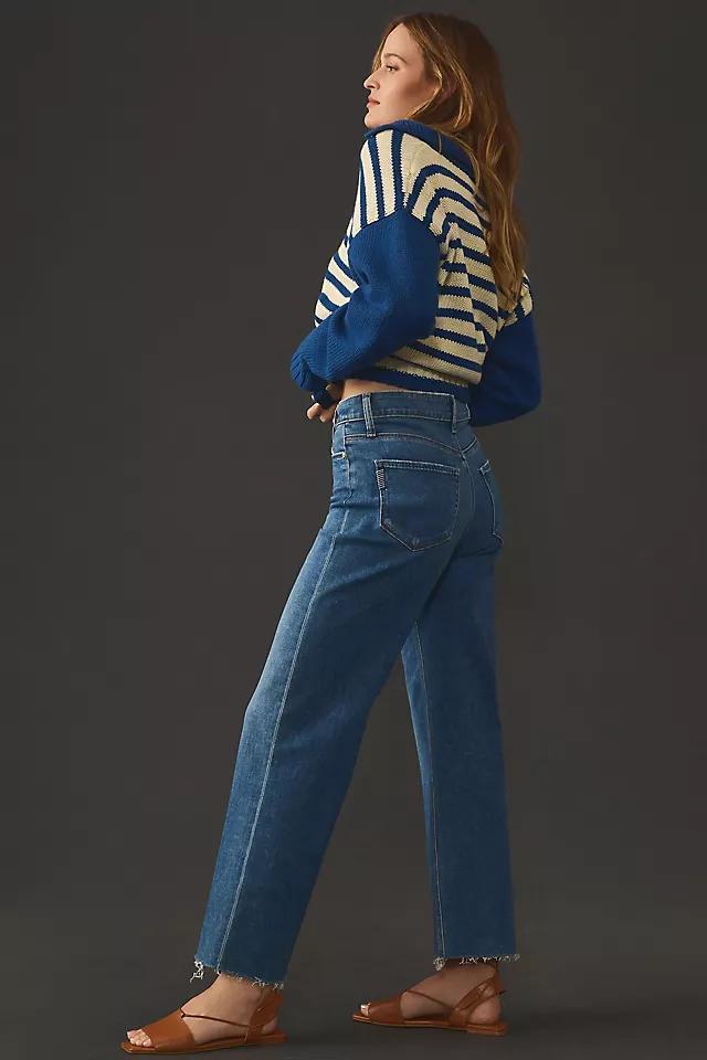 PAIGE Anessa Crop High-Rise Wide-Leg Jeans Product Image