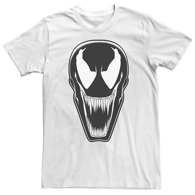 Big & Tall Marvel Venom Iconic Open Mouth Symbiote Face Tee, Mens Product Image