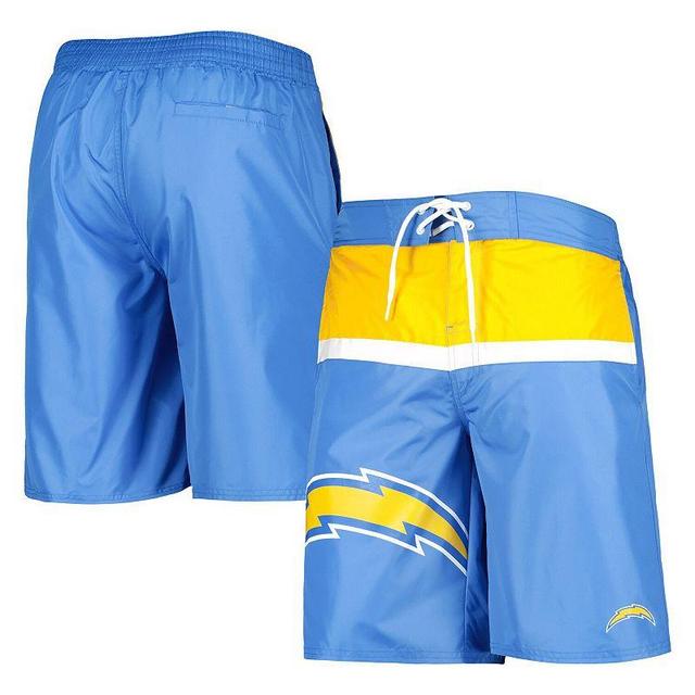 Mens G-III Sports by Carl Banks Powder Blue Los Angeles Chargers Sea Wind Swim Trunks Product Image