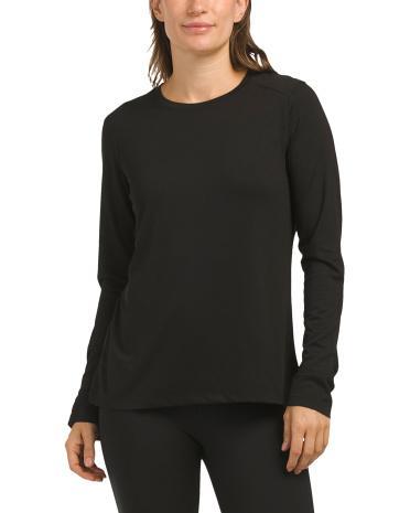 Long Sleeve Top With UPF 50 for Women | Polyester/Spandex/Cotton Product Image