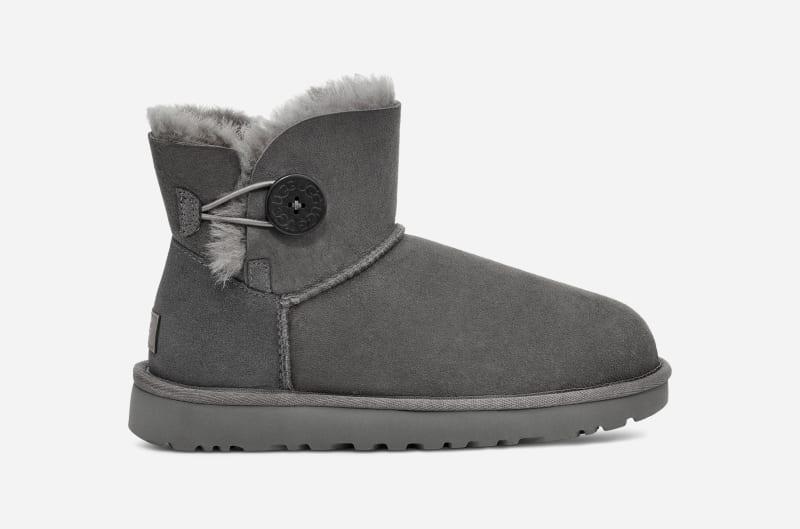 UGG Womens Mini Bailey Button II Boot Sheepskin Classic Boots Product Image