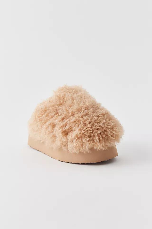 UO Faux Fur Platform Slipper Product Image