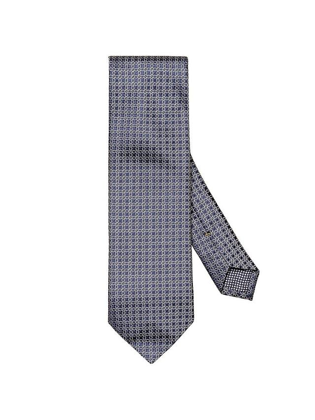 Men's Geometric Silk Tie Product Image