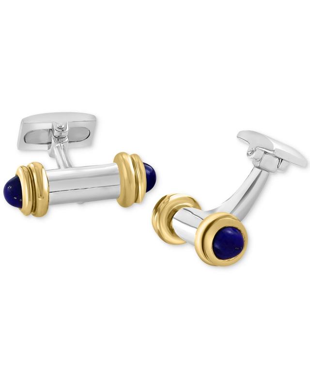 Mens COLLECTION 925 Sterling Silver & Lapis Cufflinks Product Image