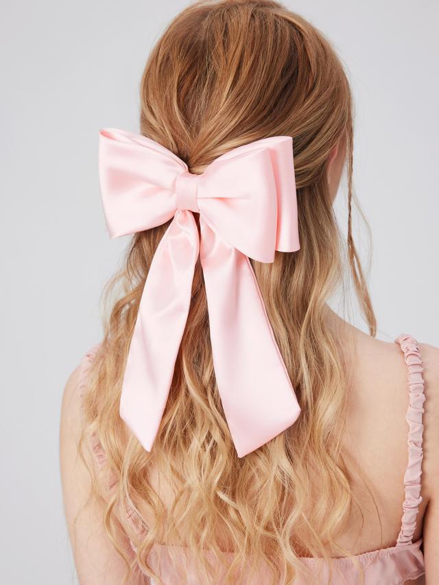 BOWKNOT SATIN HAIR CLIP Product Image