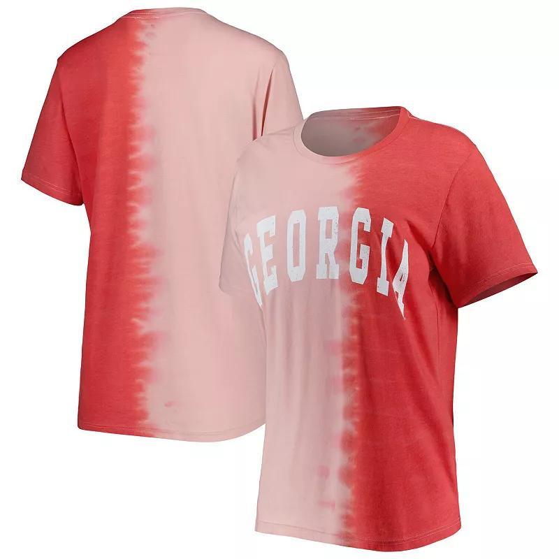 Womens Gameday Couture Georgia Bulldogs Find Your Groove Split-Dye T-Shirt Product Image