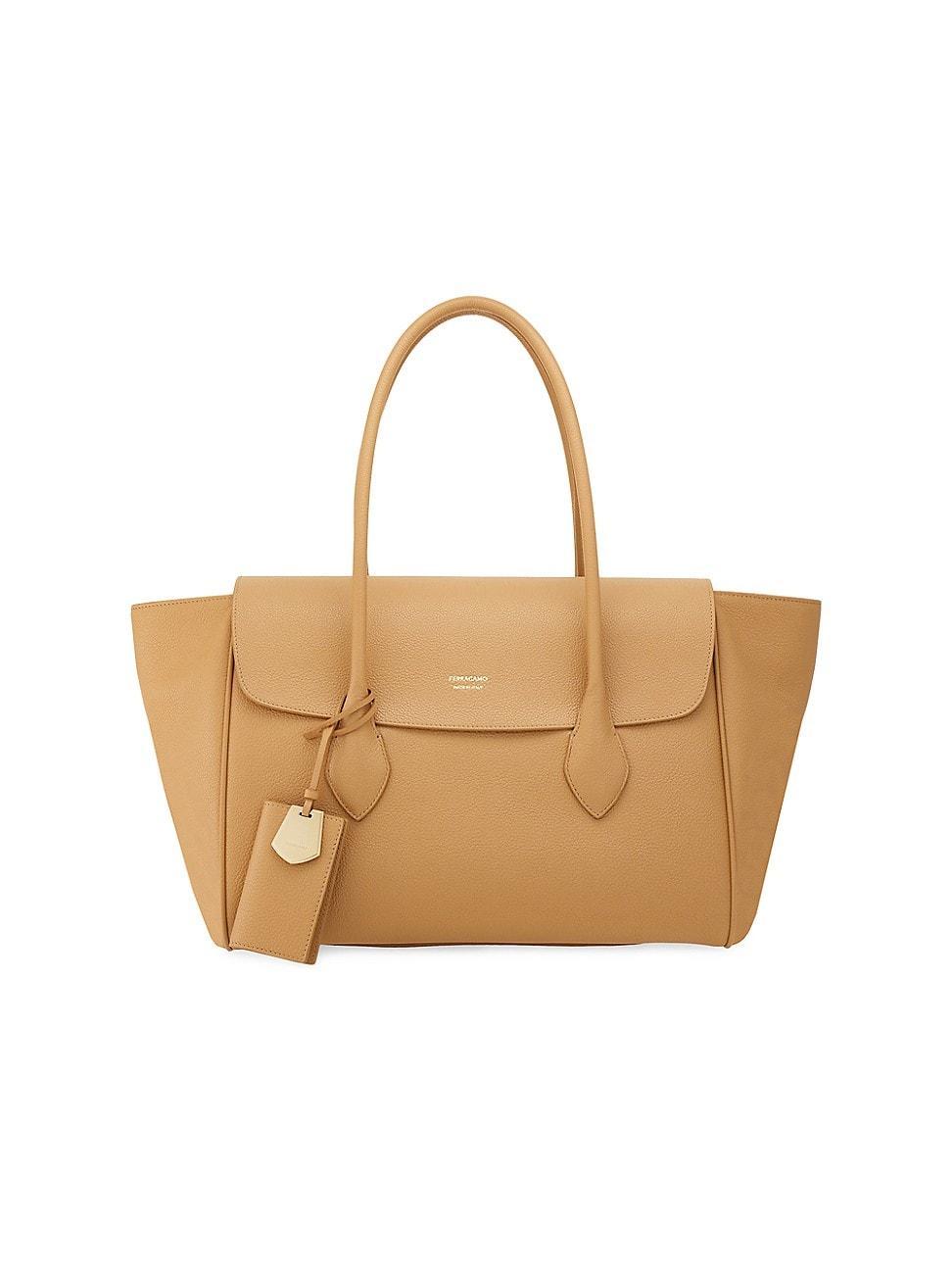 Classic Calfskin Top Handle Tote Bag Product Image