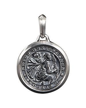 Mens The Amulets Sterling Silver St. Christopher Amulet Product Image